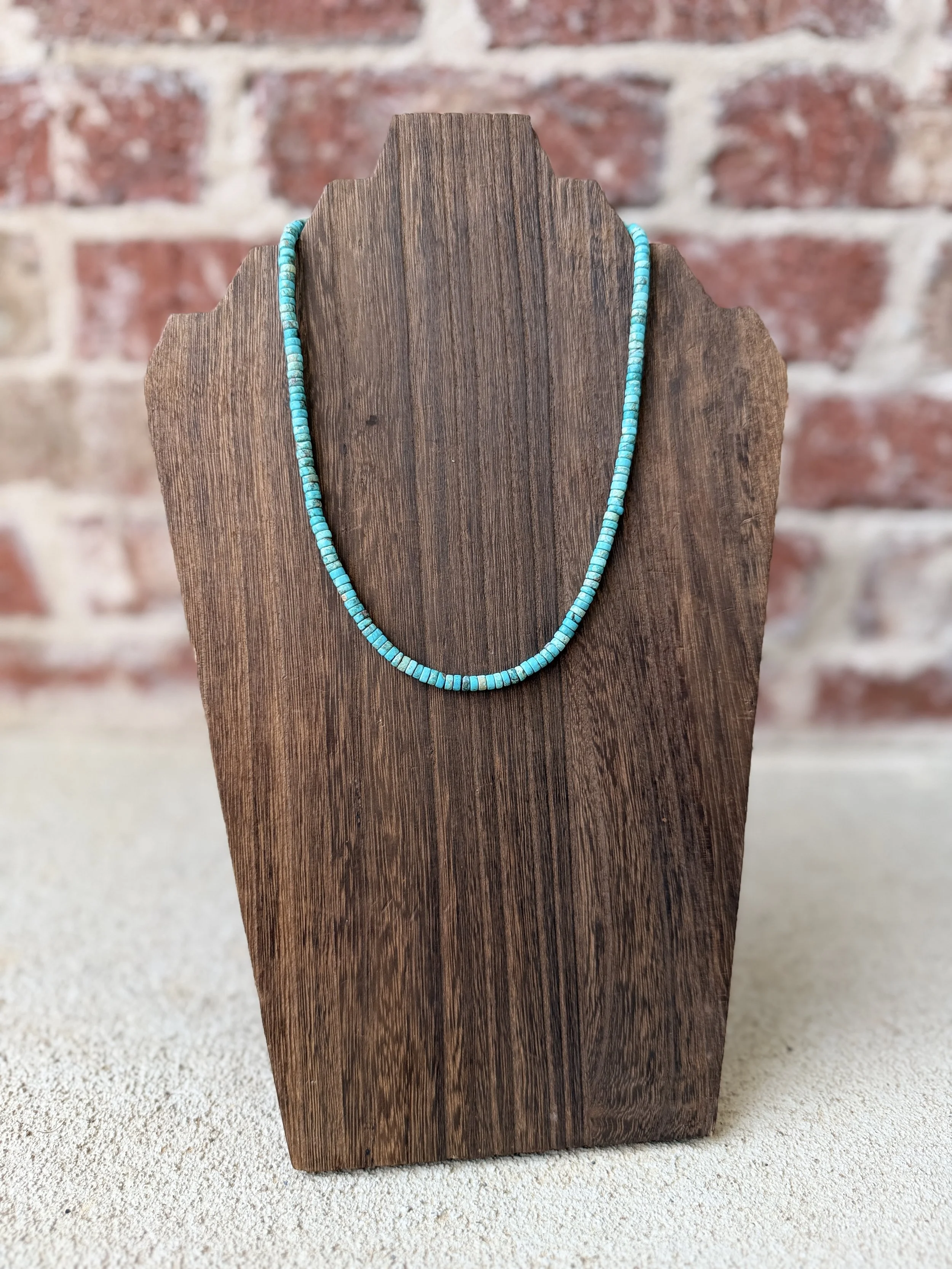 16" Kingman Turquoise Necklace