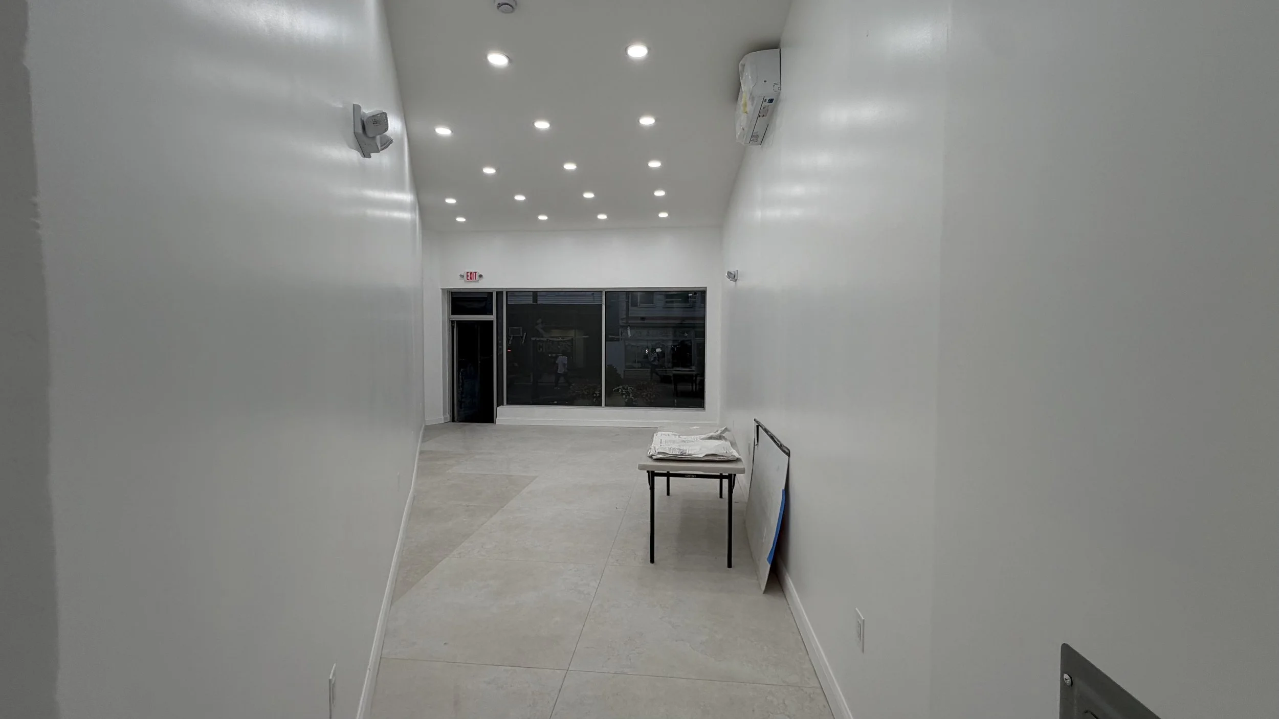 Freehold NJ commercial base build-out finished shell space