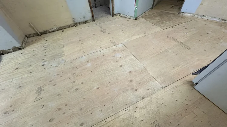 Freehold NJ commercial base build-out flooring
