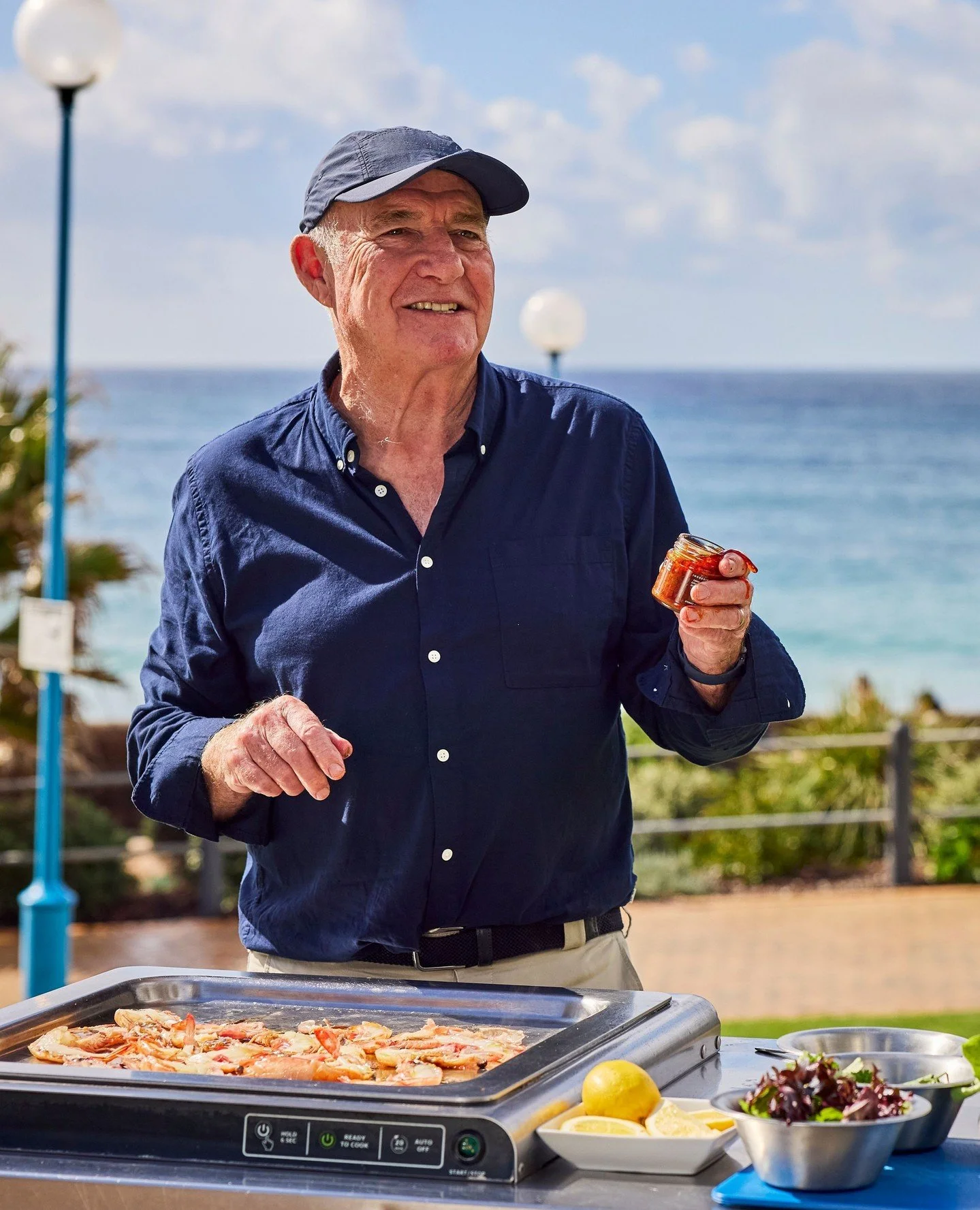 Teaser: In the final part of our six-part social series, Rick and Tai fire up the local Coogee barbecue to cook a lunchtime feast right across from the soon-to-open @ricksteinatcoogeebeach. Using the freshest local prawns from the Sydney Fish Market,