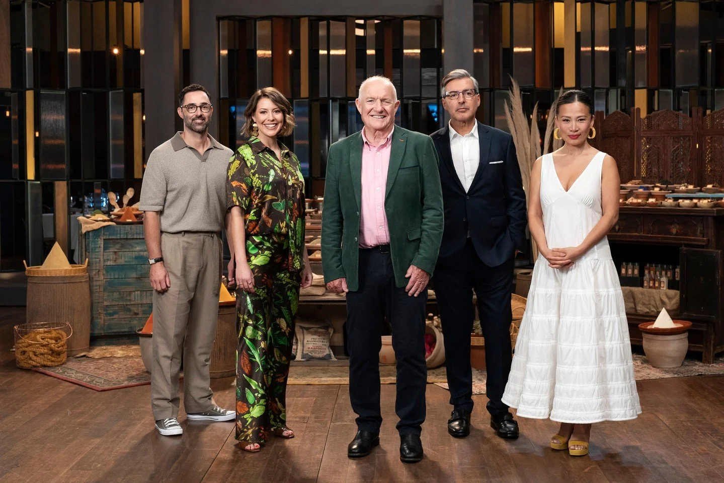 Rick Stein is walking into the MasterChef Australia kitchen tonight to kick off Around the World Week &mdash; and we wouldn't miss it for anything. Spice. Surprises. Pressure. Channel 10, 7pm. See you on the couch.⁠
⁠
#MasterChefAU @masterchefau @che