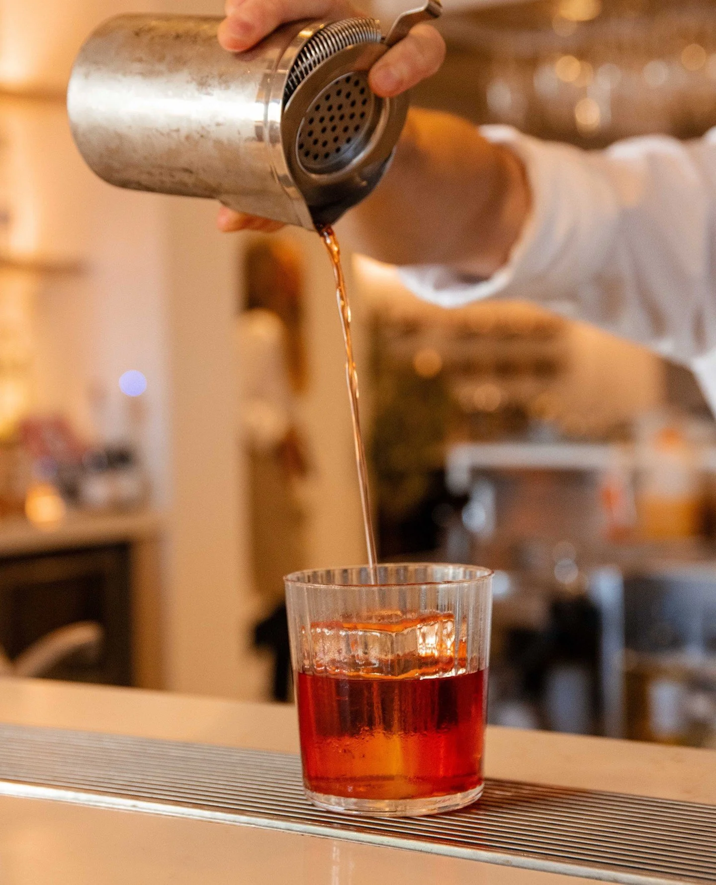 Four Pillars Rare Dry Gin. Campari. Oscar 697 Vermouth Rosso. A twist of orange. The Classic Negroni. Bitter, balanced.⁠
⁠
#RickSteinAtCoogeeBeach #ClassicNegroni #CoogeeBeach #FourPillarsGin #SydneyCocktails