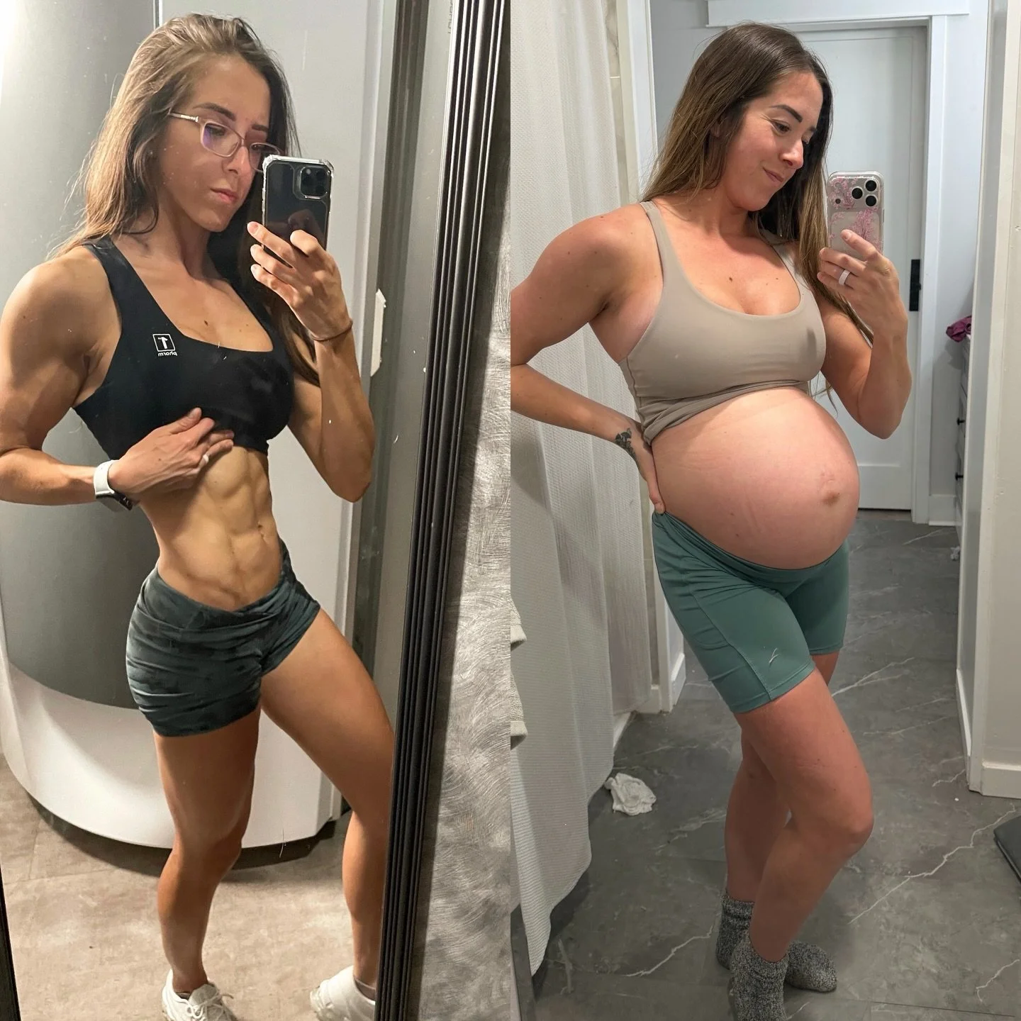 I used to love my body for how it looked.
Now I love it for what it&rsquo;s doing. 

I not only see my body differently, I respect it so much more.

Same body. Different purpose. 
I once trained it to be strong for me.
Now it&rsquo;s strong for someo