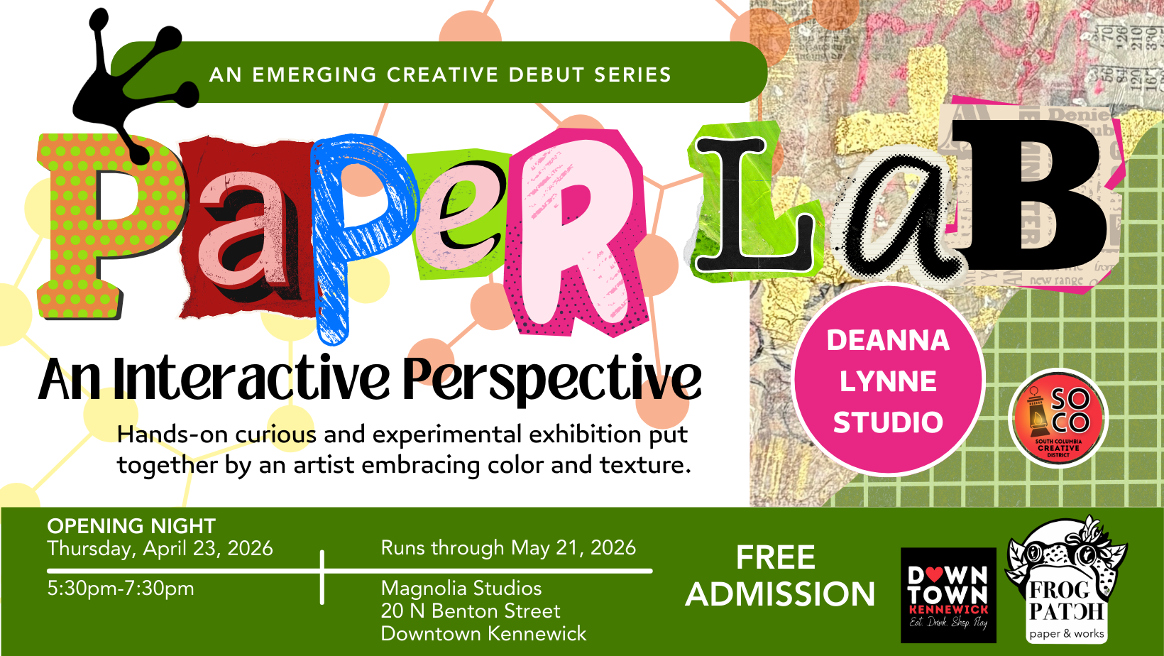 PAPER LAB: An Emerging Artist Solo Exhibition by Deanna Lynne Studio