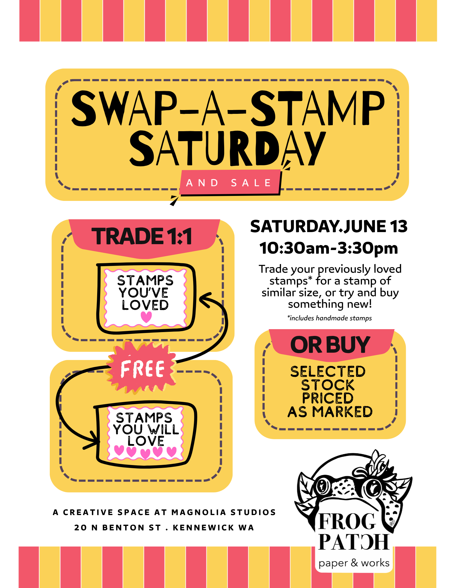 Swap-A-Stamp Saturday &amp; Sale