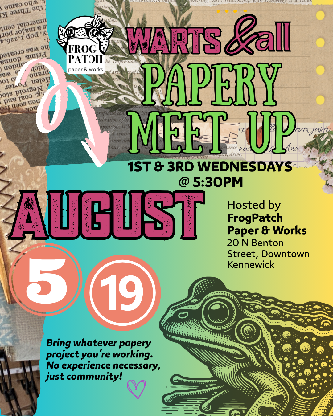 Junk Journal &amp; Papery Meet Up