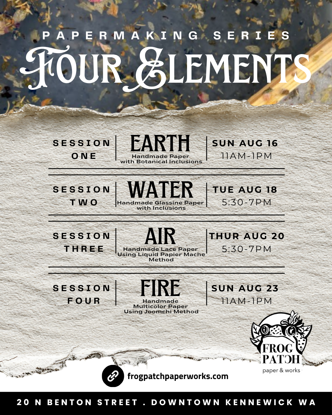 4 Elements Paper Making Series: Session 4