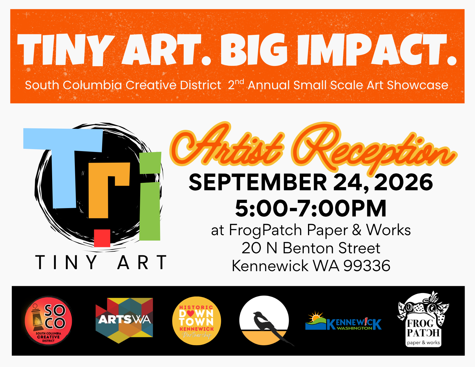 Tri Tiny Art Reception