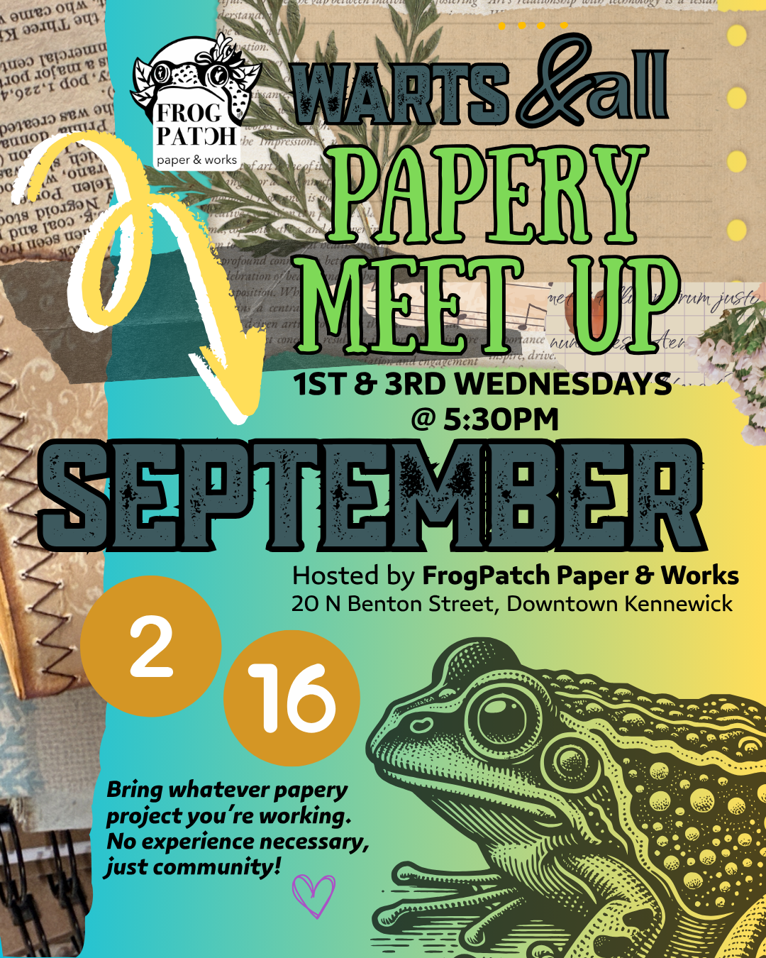 Junk Journal &amp; Papery Meet Up 