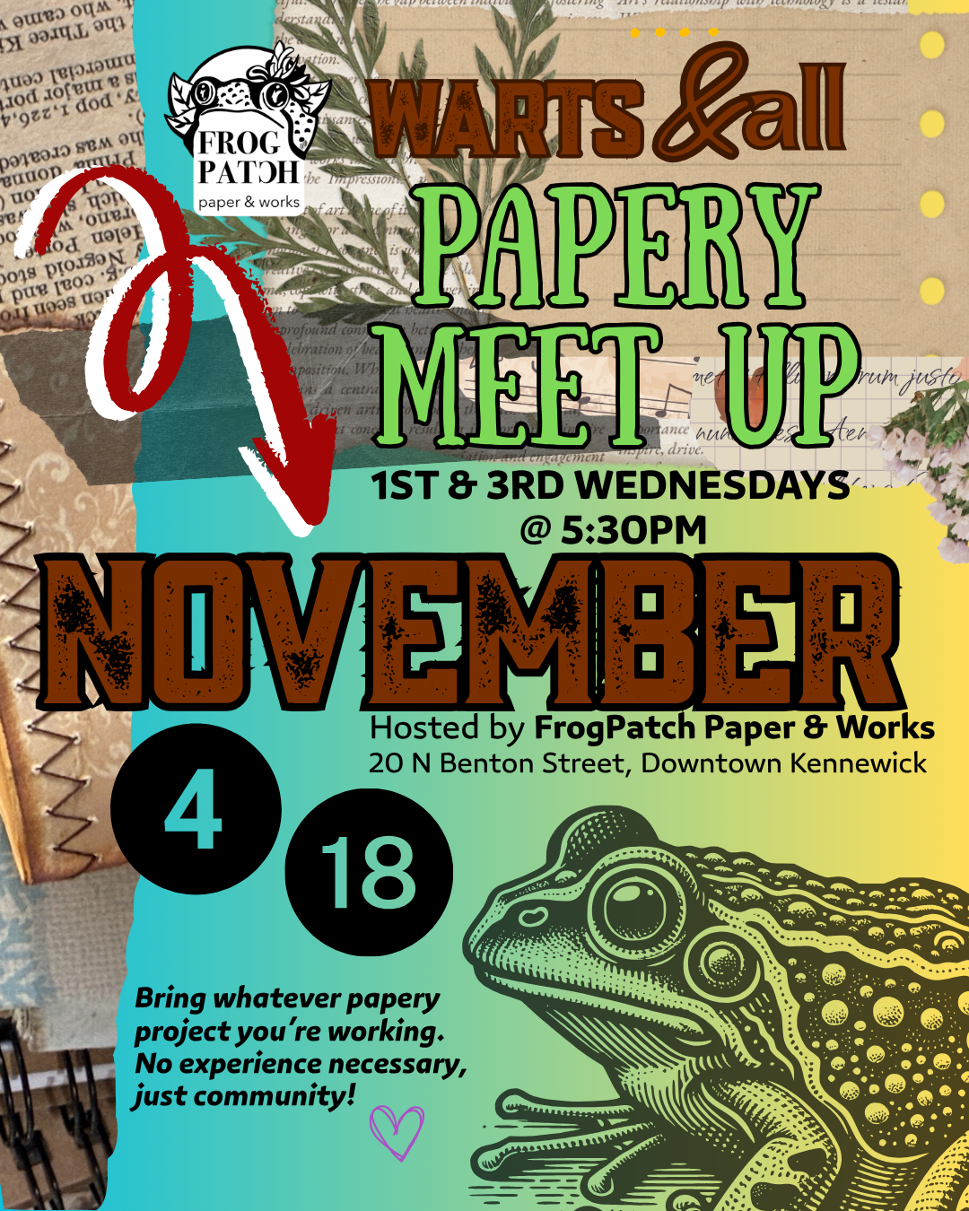 Junk Journal &amp; Papery Meet Up