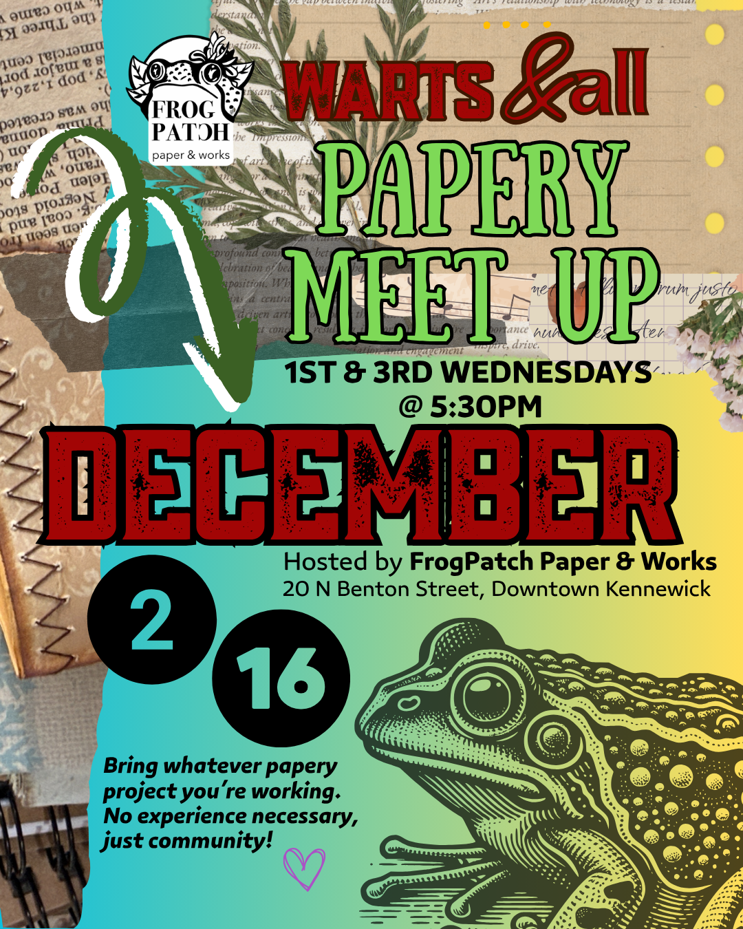 Junk Journal &amp; Papery Meet Up