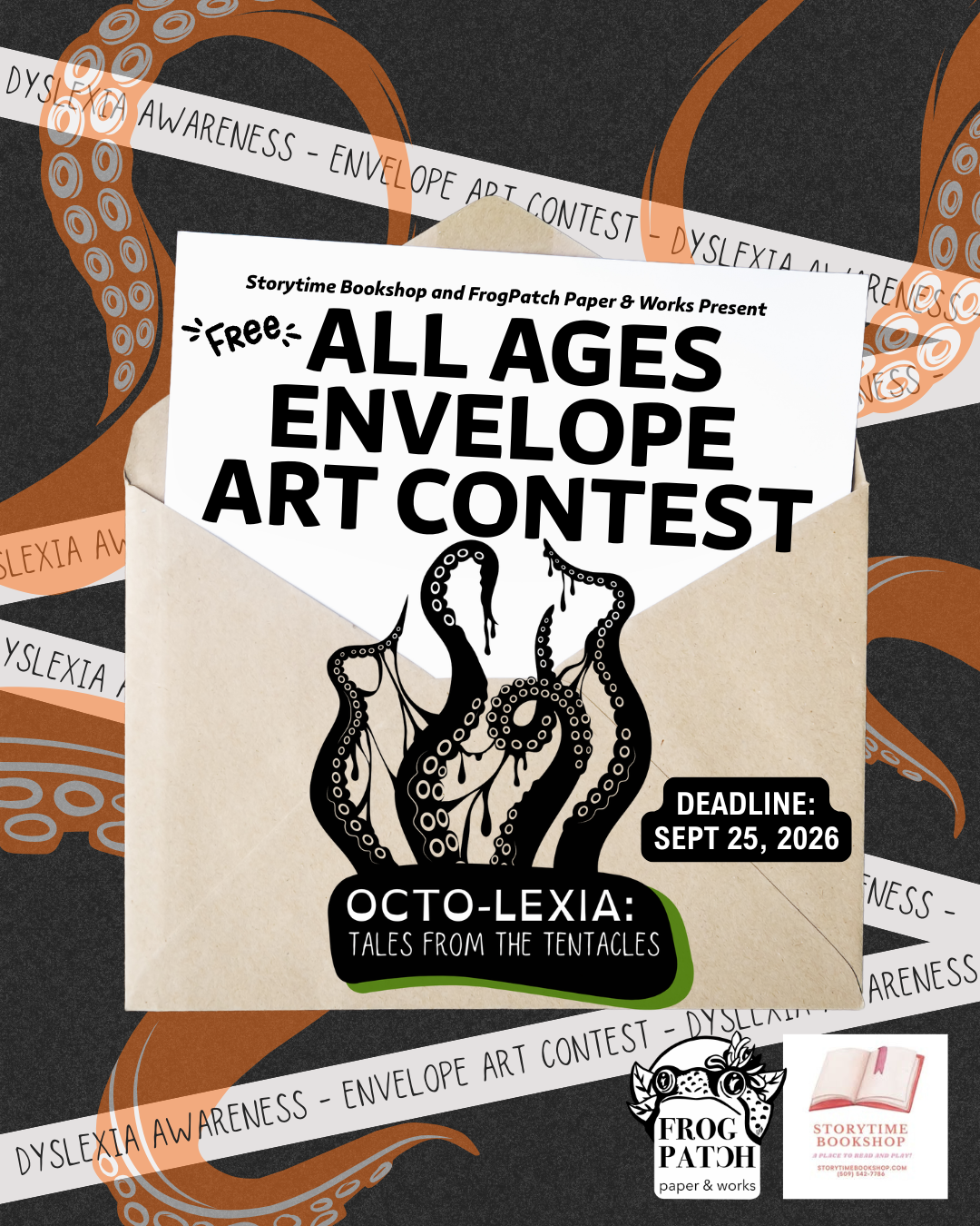 Dyslexia Awareness Envelope Art Contest