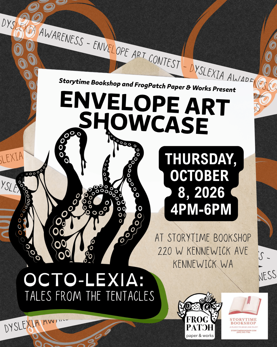 Dyslexia Awareness Envelope Art Showcase