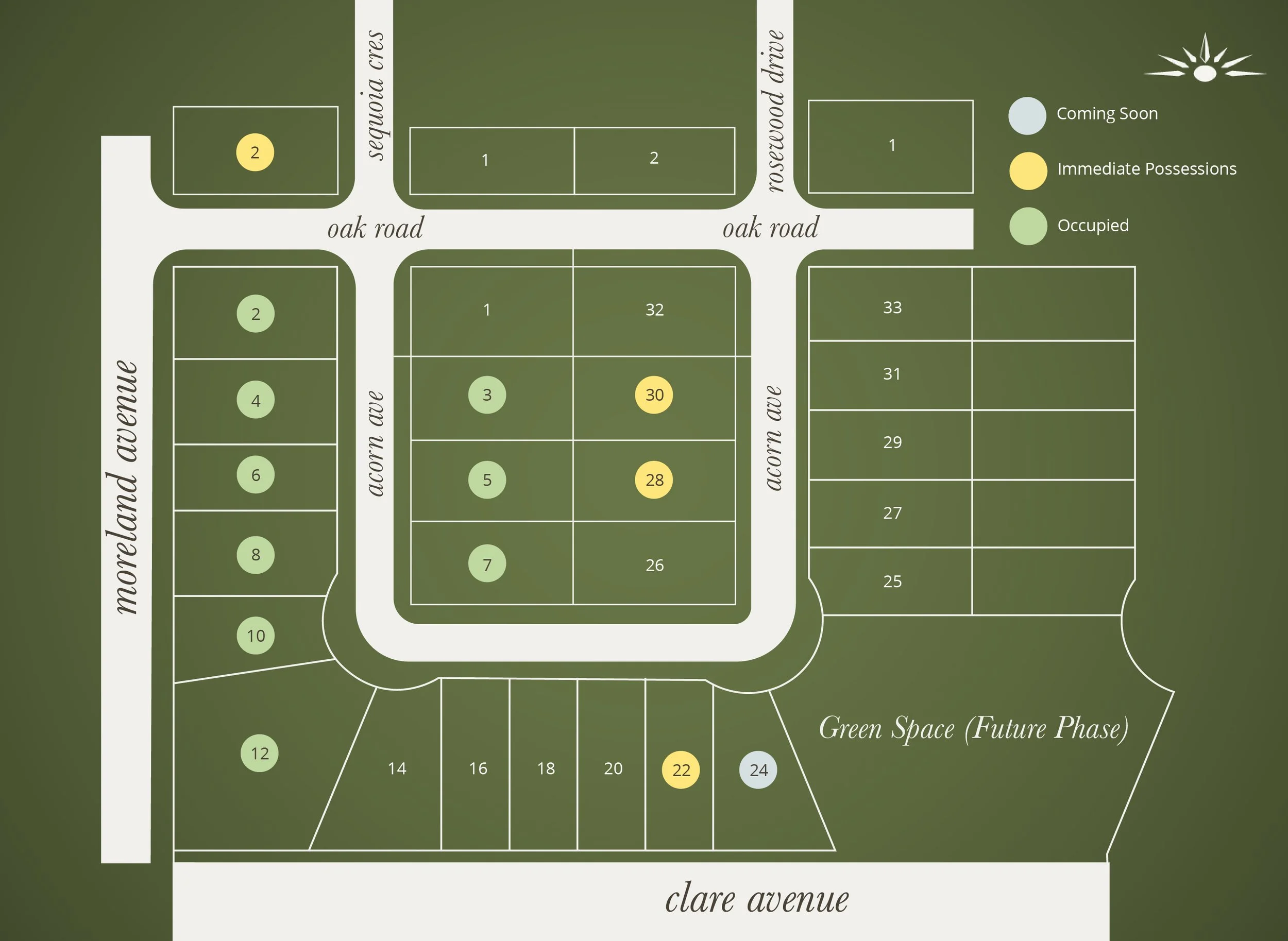 Monterey Estates North Site Map