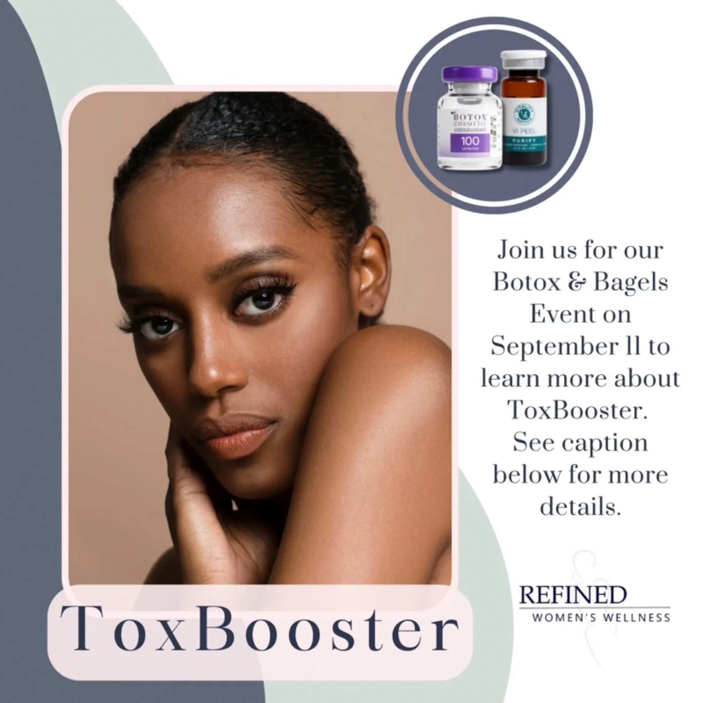 ⚡ Power up your glow with ToxBooster ⚡

This ultimate combo&mdash;VI Peel (face + neck) + Botox&mdash;smooths, brightens, and softens lines in all the right places. Bonus: You&rsquo;ll also get a complimentary small-area body VI Peel (hands or d&eacu
