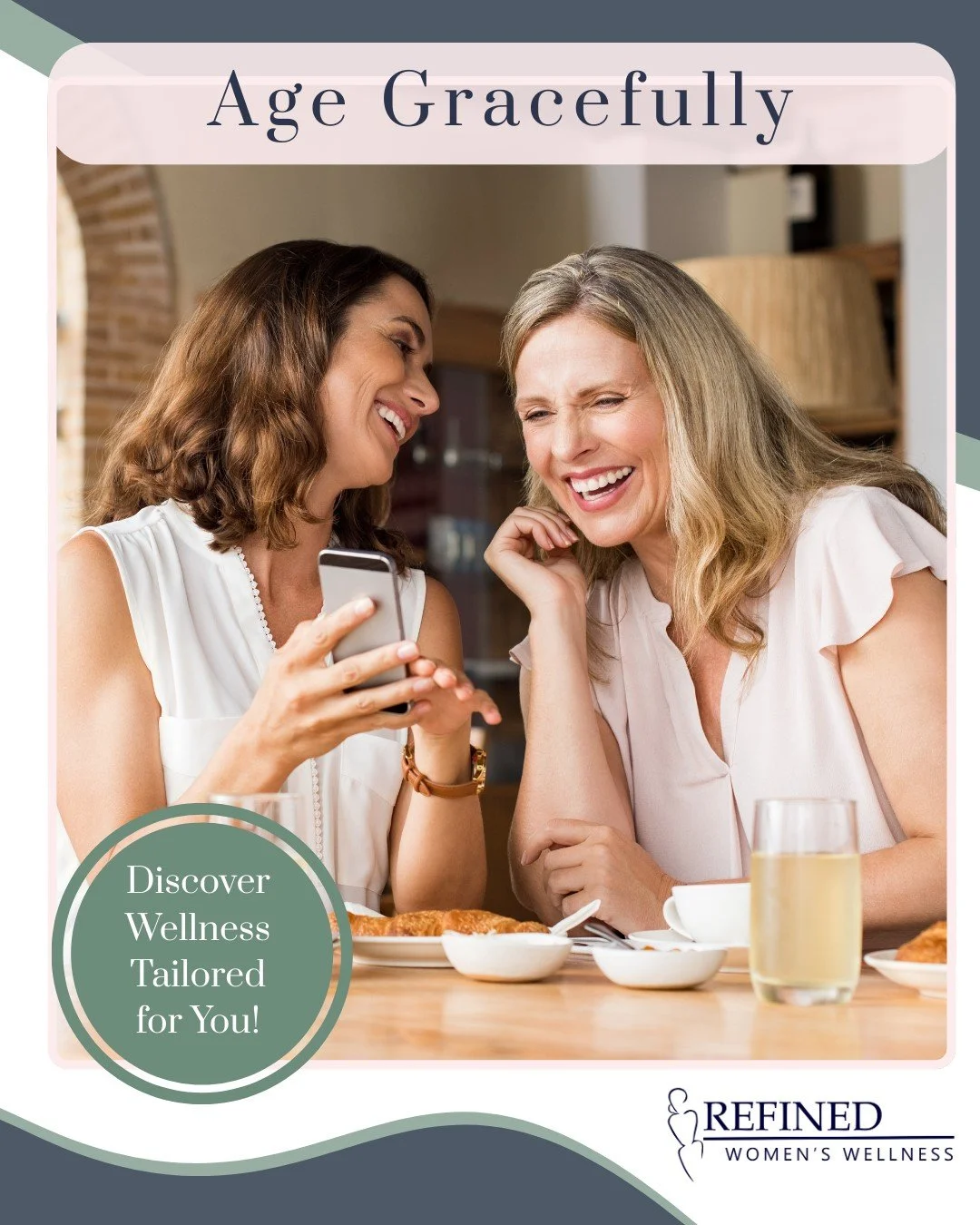 ✨ Age Gracefully with Refined Women&rsquo;s Wellness! ✨

At Refined Women&rsquo;s Wellness, we believe that every woman deserves to feel beautiful and confident at every stage of life. Our tailored wellness solutions are designed to enhance your natu