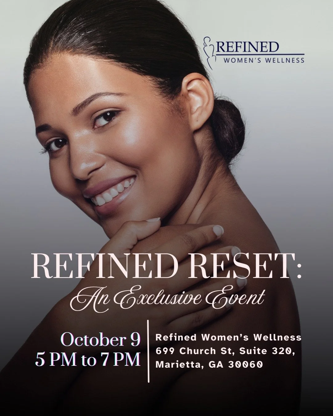 Final call! RSVP now for our fall event Refined Reset&mdash;happening this Thursday, October 9 from 5&ndash;7 PM.

✨ Meet our team
✨ Explore treatments
✨ Enjoy food, fun, &amp; fall specials

RSVP ends soon: save your spot: http://bit.ly/4mmV8Ch 

📍