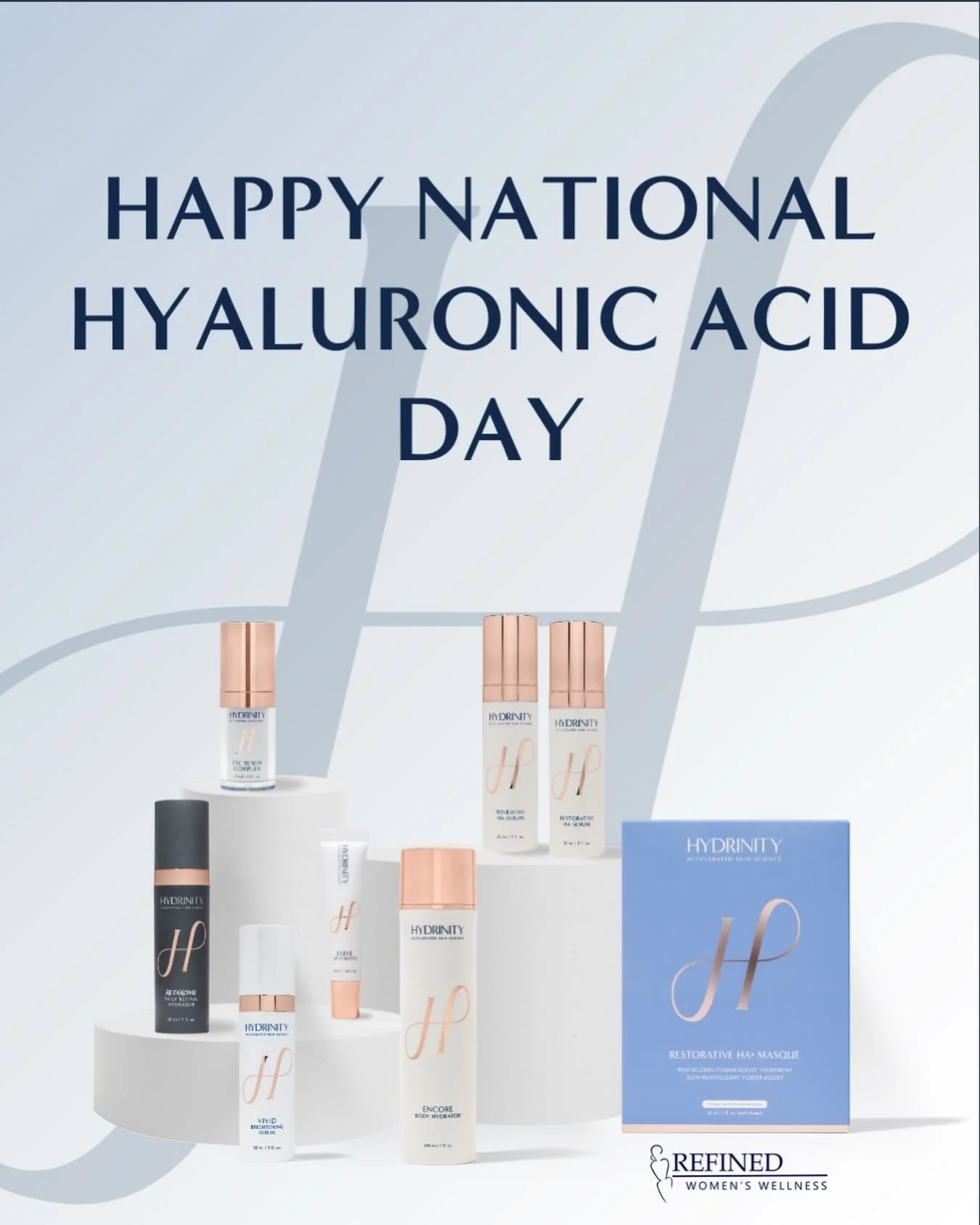 Happy National Hyaluronic Acid Day 💧

Hydration isn&rsquo;t just about adding moisture &mdash; it&rsquo;s about how your skin receives it, holds it, and uses it.

That&rsquo;s why we trust @hydrinity_skincare. Their hyaluronic acid is thoughtfully f