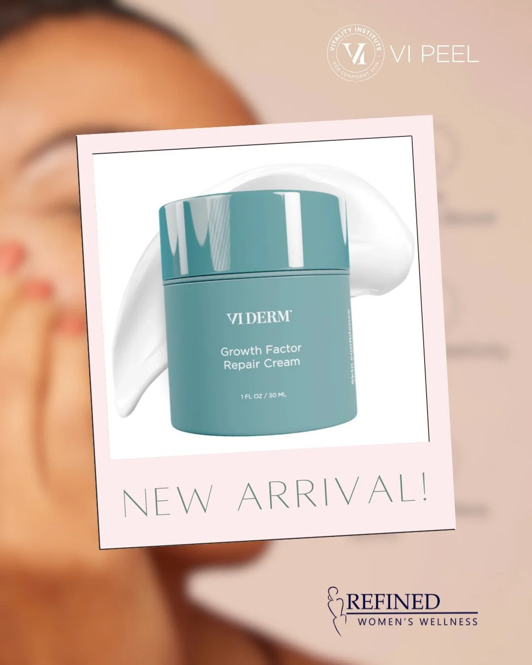 👉 Recovery Just Got Smarter.

VI Derm&reg; Growth Factor Repair Cream has officially joined our lineup &mdash; and this one is about recovery done right.

Formulated with growth factors and advanced hydrators, this cream is designed to:

&bull; Supp