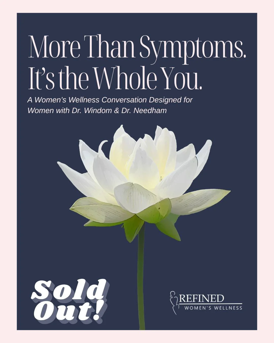 YOU FILLED THE ROOM 🤍

Our March 12 Women&rsquo;s Wellness Evening is officially SOLD OUT &mdash; and we are so grateful.

What this tells us is simple:

Women are ready for real conversations.
Women are ready for clarity.
Women are ready to feel he