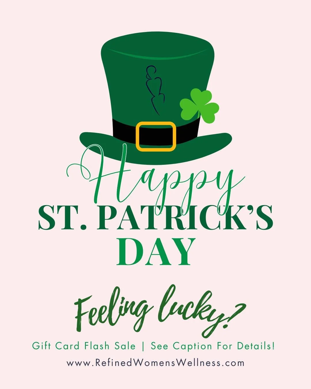 ☘ Create your own pot of gold. 💰

Start your Spring Stash now. 🌈

This St. Patrick&rsquo;s Day, we&rsquo;re adding extra gold to your glow fund. For every $100 in gift cards you purchase, we&rsquo;ll add an extra $20.

✔ $100 becomes $120
✔ $200 be