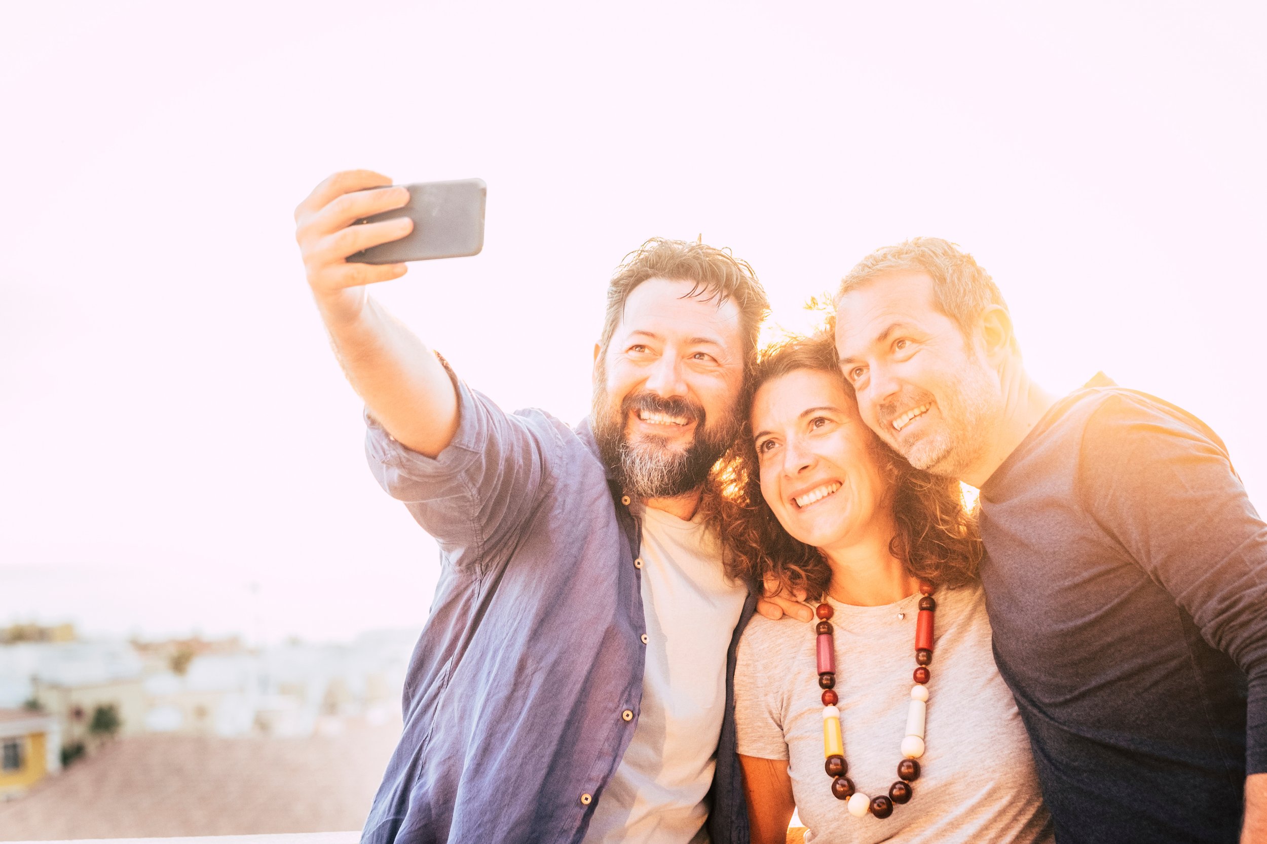 Midlife friends enjoying time together as part of a healthy, active lifestyle
