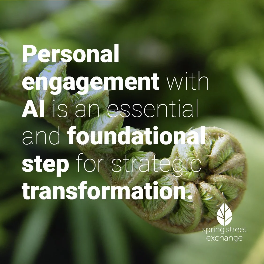 Personal Engagement with AI