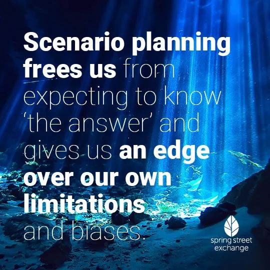 Why We Do Scenario Planning