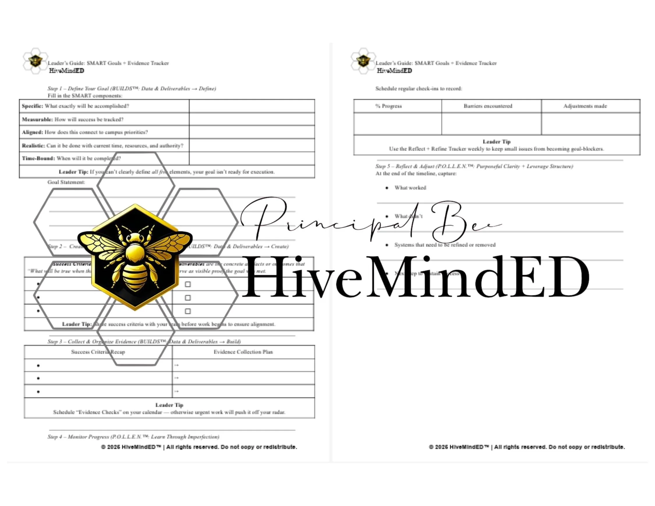1.1 D: SMART Goals + Evidence Tracker Sheet (HM)