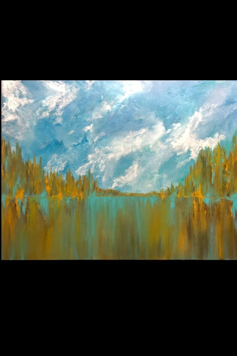 Wash Away the Rain, 30” by 40”