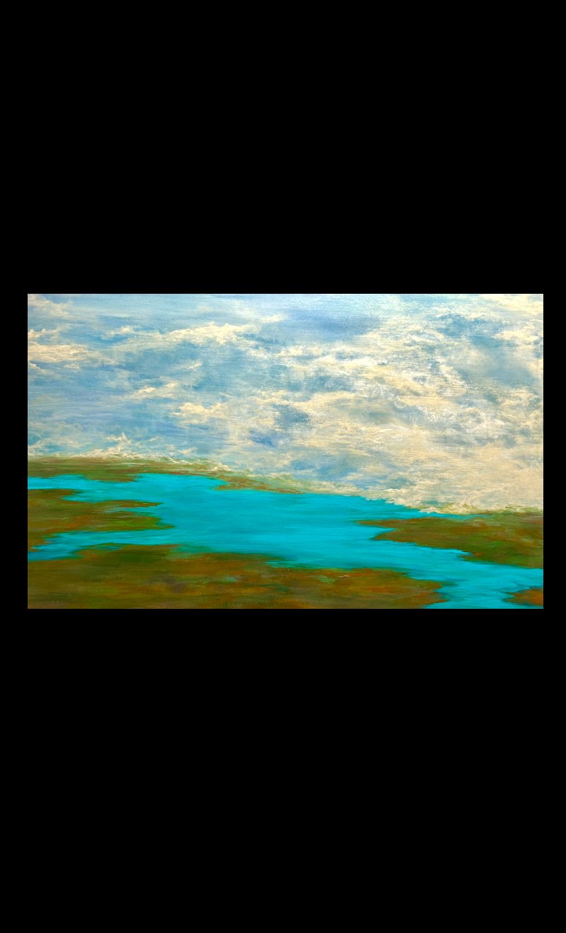 Hanging by a Moment, 30” by 48”