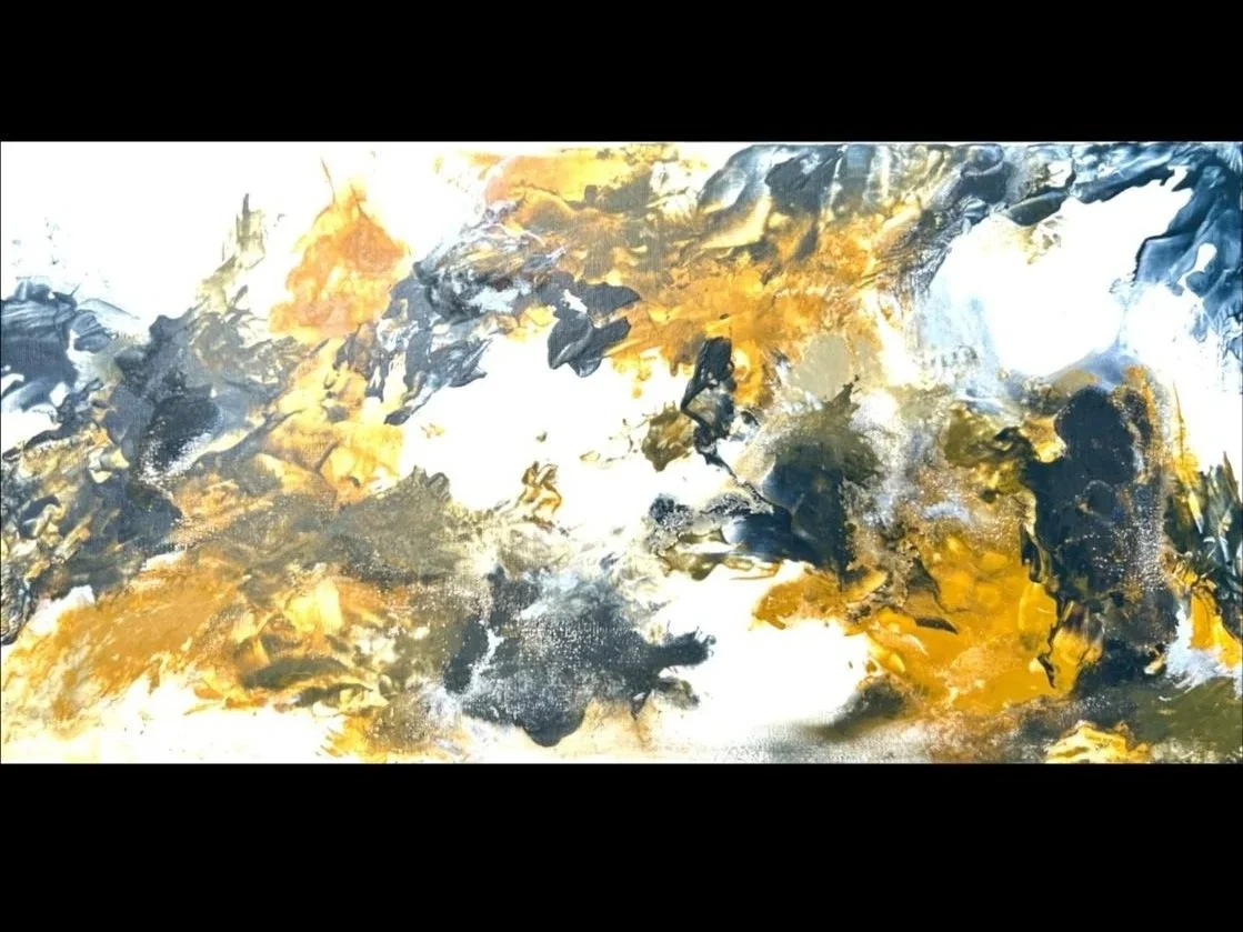 Ondes de Minuit, 12" by 24"