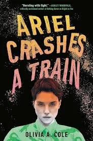 ariel crashes a train