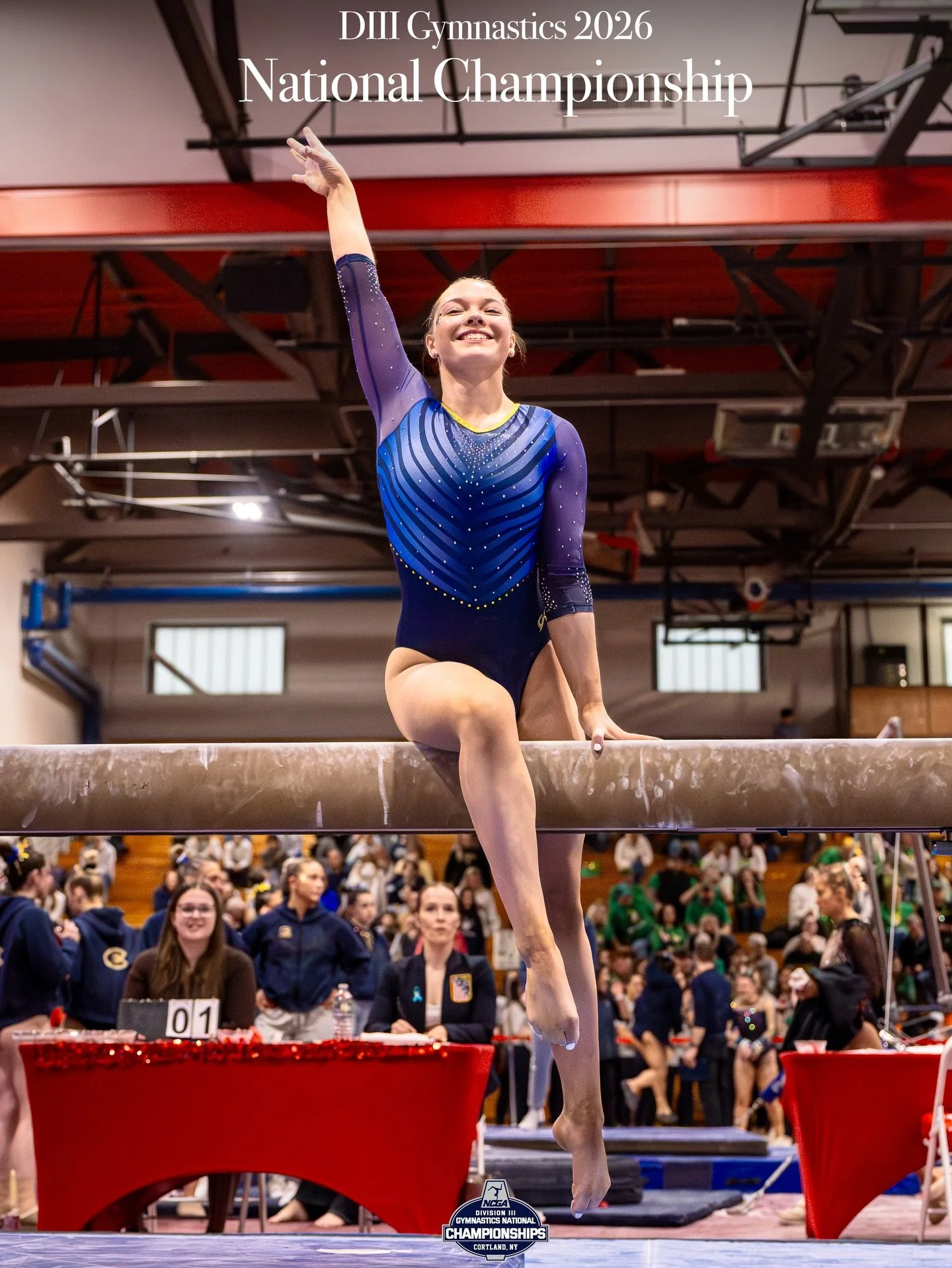 Landing with Grace on the National Floor! 

Favorite photos of Ithaca Gymnastics from the Divison 3 Gymnastics national championship on 3/20/26 and my fourth national championship game!