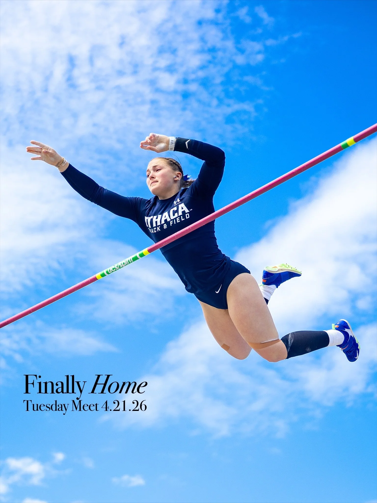 Finally home. 

Favorites from the Ithaca Track and Field Tuesday meet on 4/21/26 and the first home outdoor track meet at Ithaca college in over 3600 days at the brand new Egan family track and field complex!
