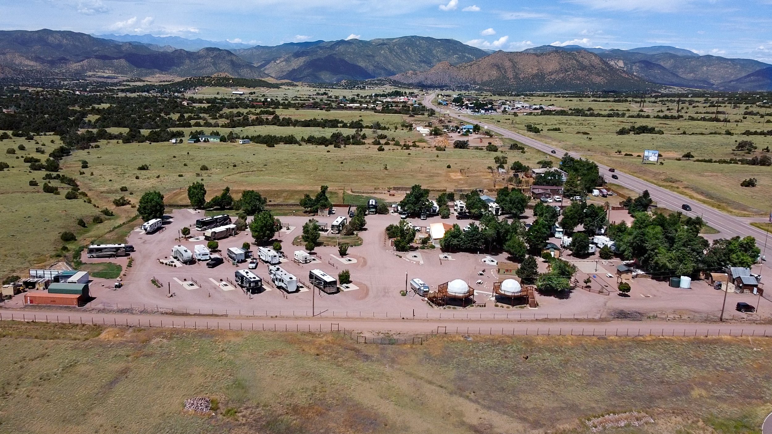 Arial Videography of Mountain View RV park in Canyon city CO