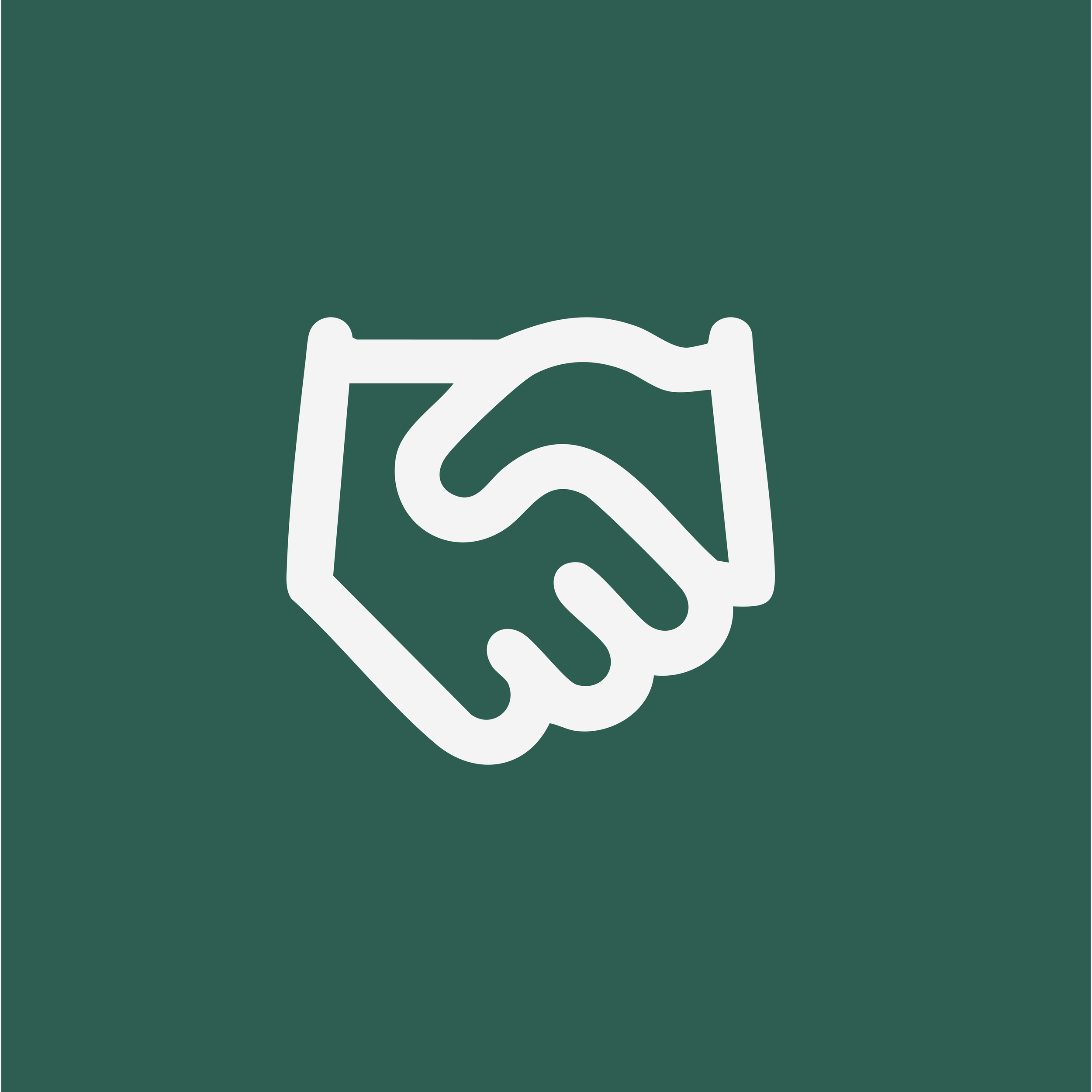 Illustrated icon of two hands shaking to represent authenticity in real partnerships