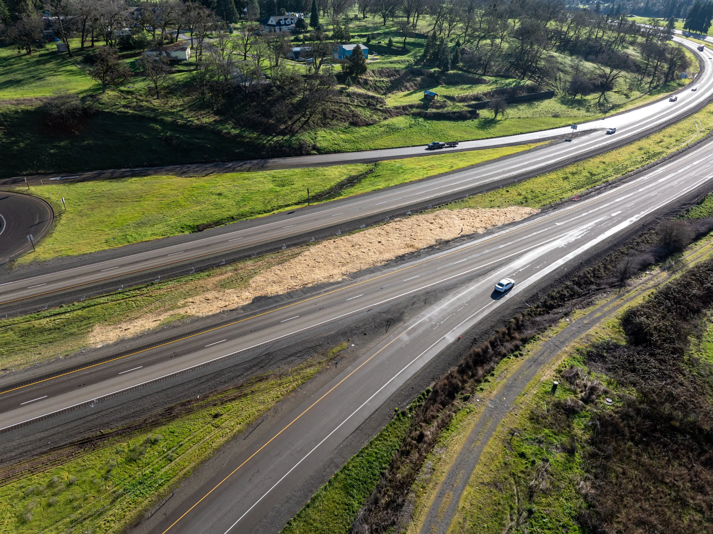 I-5 South Bound Tanker Spill Cleanup Completion 