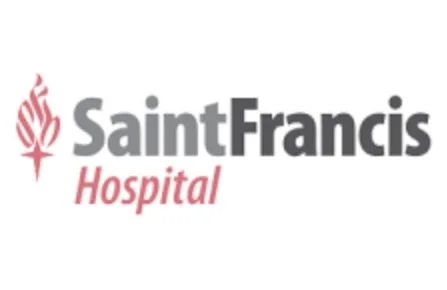 Saint Francis Hospital logo with a stylized flame icon.
