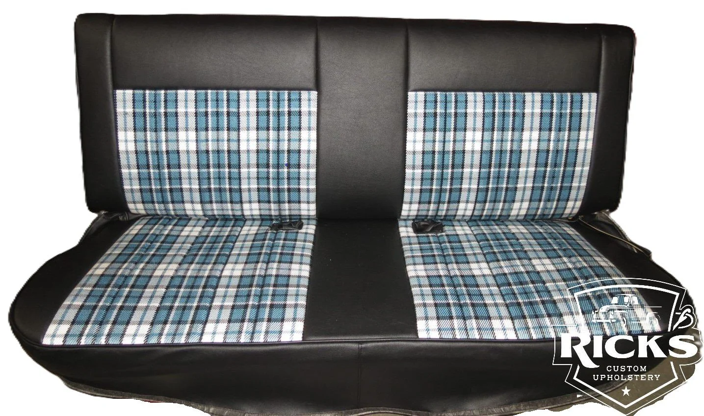 1947-87 Chevy Truck PLAID Bench Seat Covers — Rick's Custom Upholstery