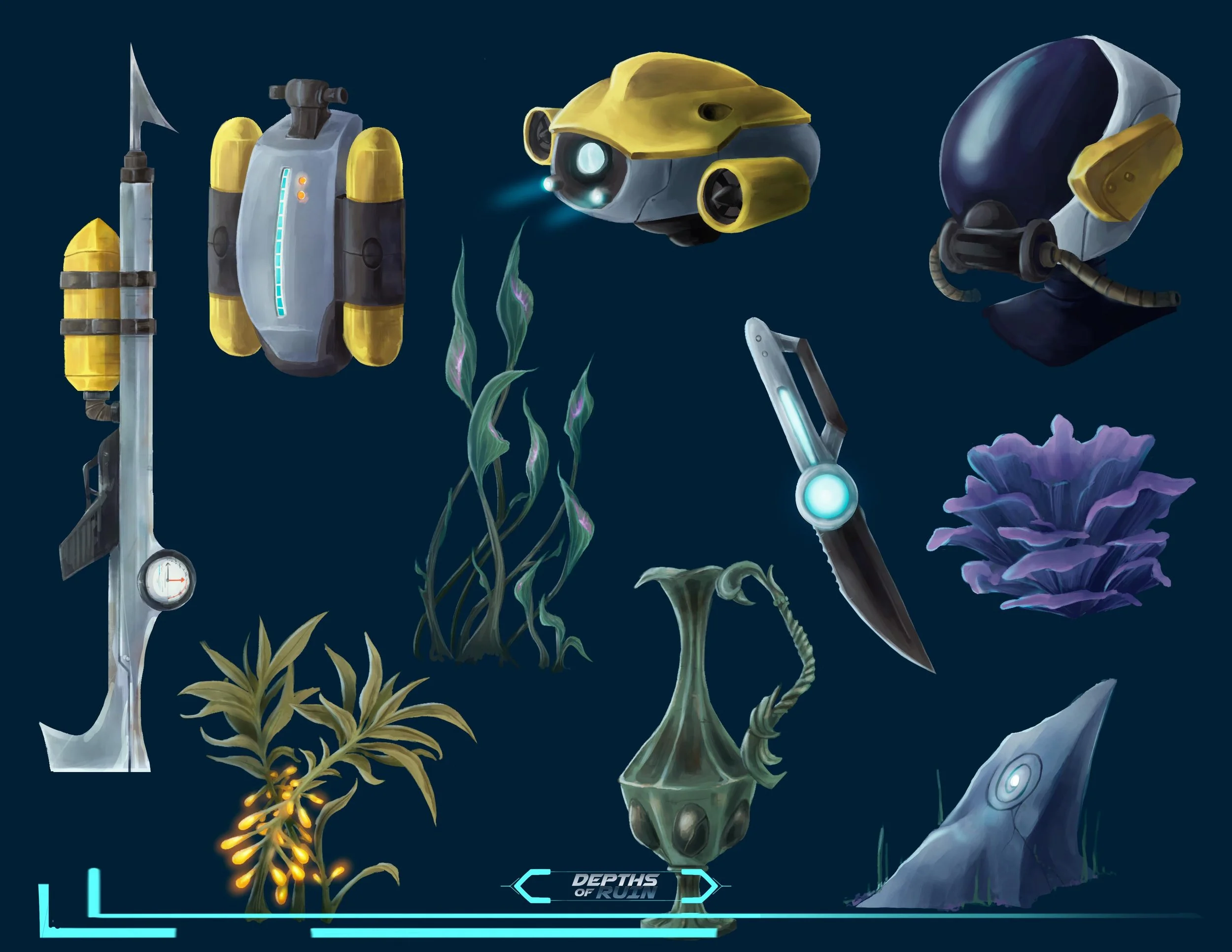 Depths of Ruin Props and Assets