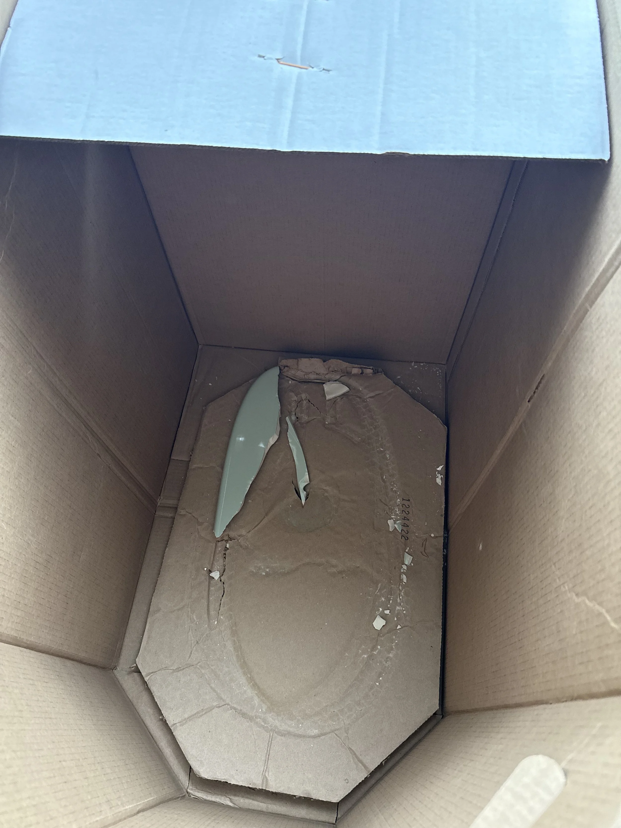 Broken Toilet
