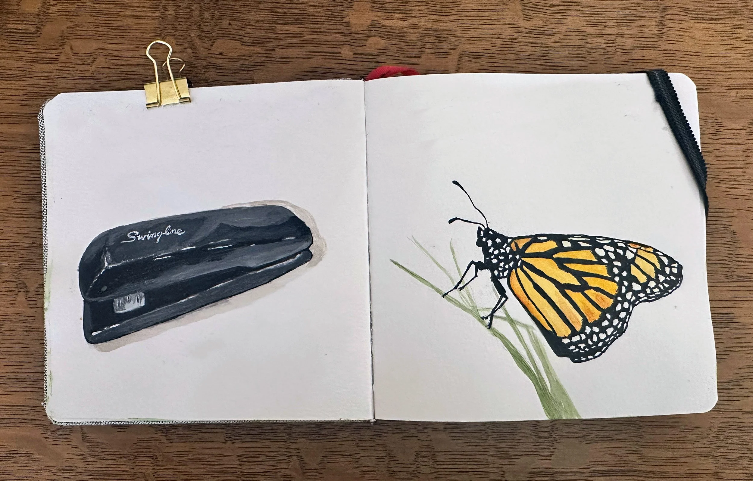 Random sketchbook page