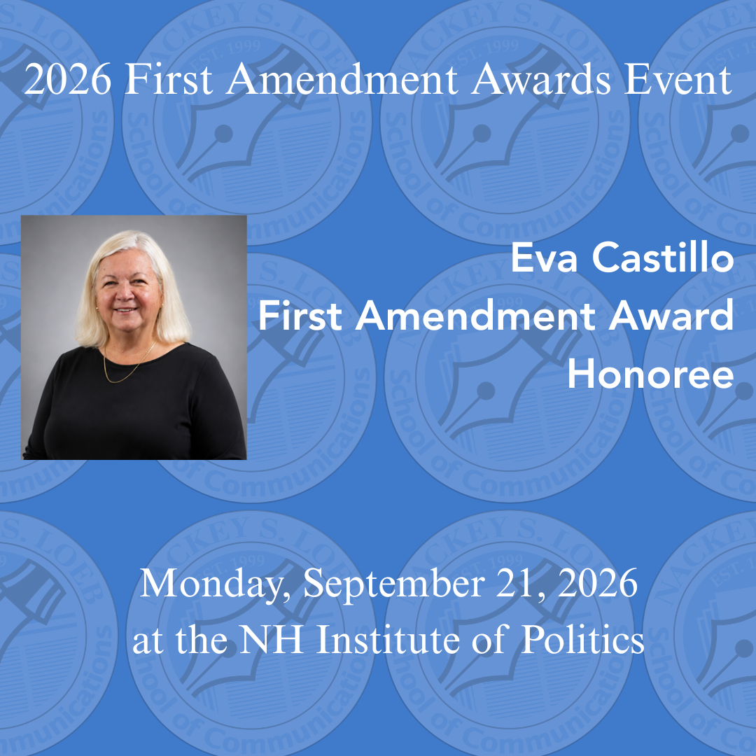 Eva Castillo Named 2026 First Amendment Award Honoree