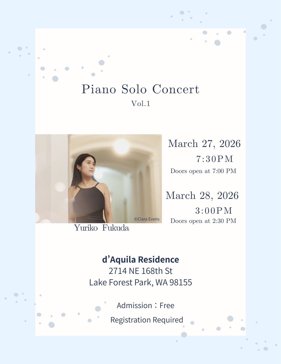 Piano Solo Concert　Vol.1
