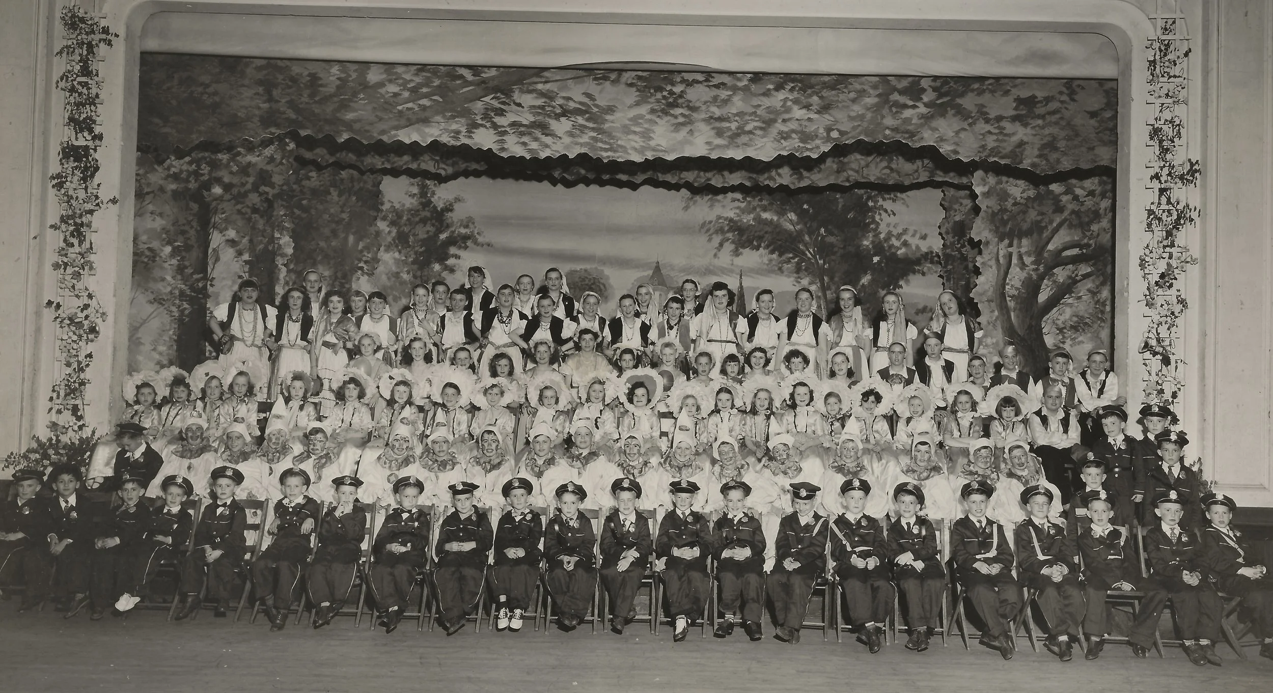 St. Vincent's Church, Minersville, School Play 05-1949 (John A Smith Photo)