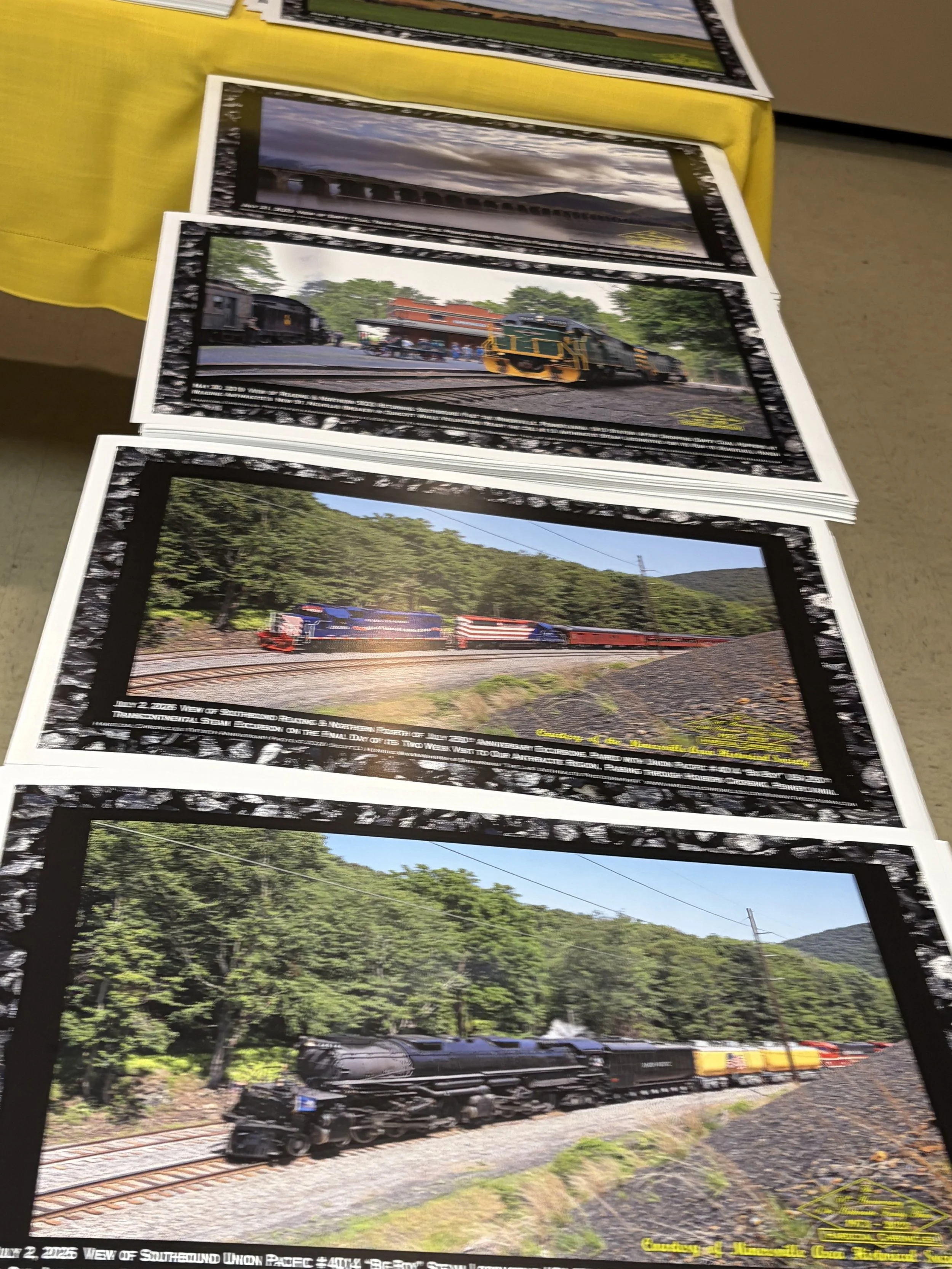 Train posters donated by Scott Herring