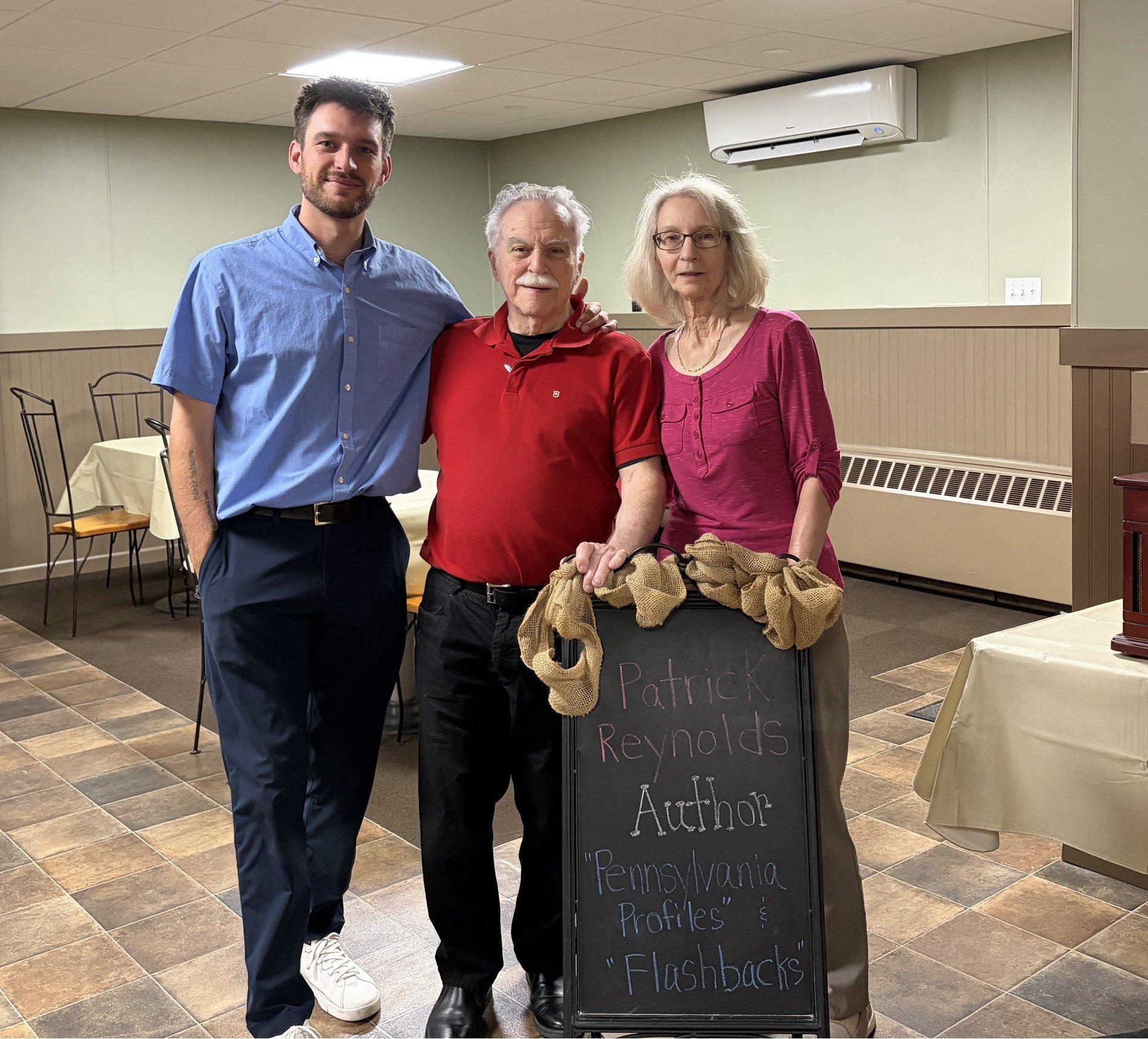 Grandson Avery Reynolds with Patrick & Patricia Reynolds
