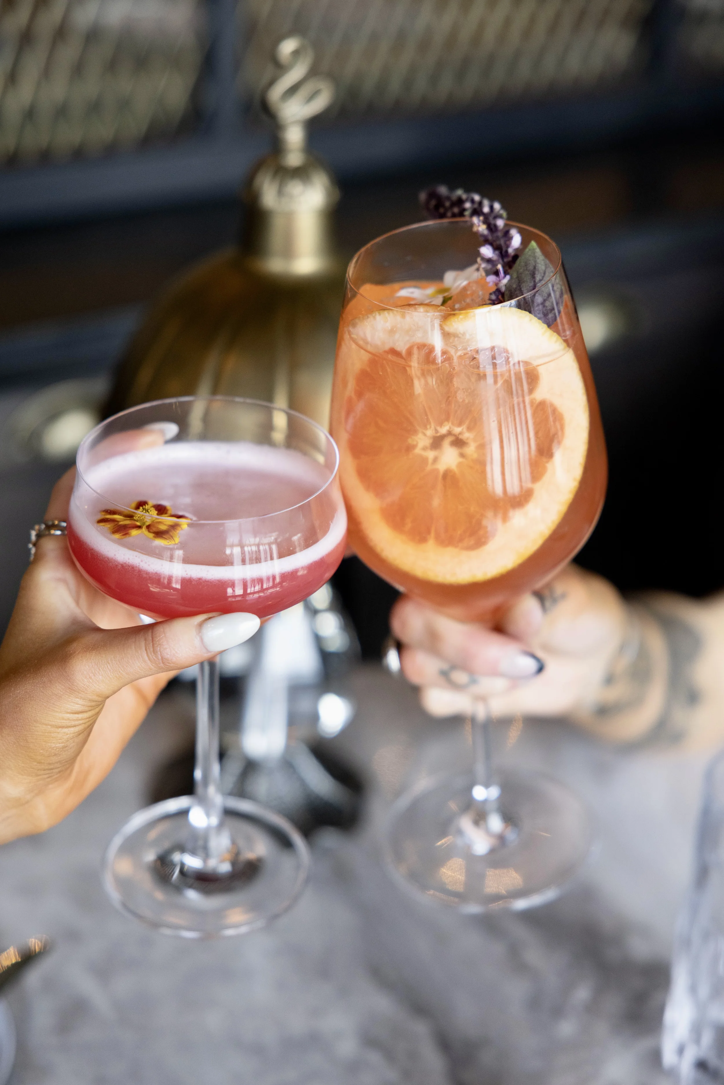 Cocktails at Wolf by Vanderpump new restaurant in Scottsdale.