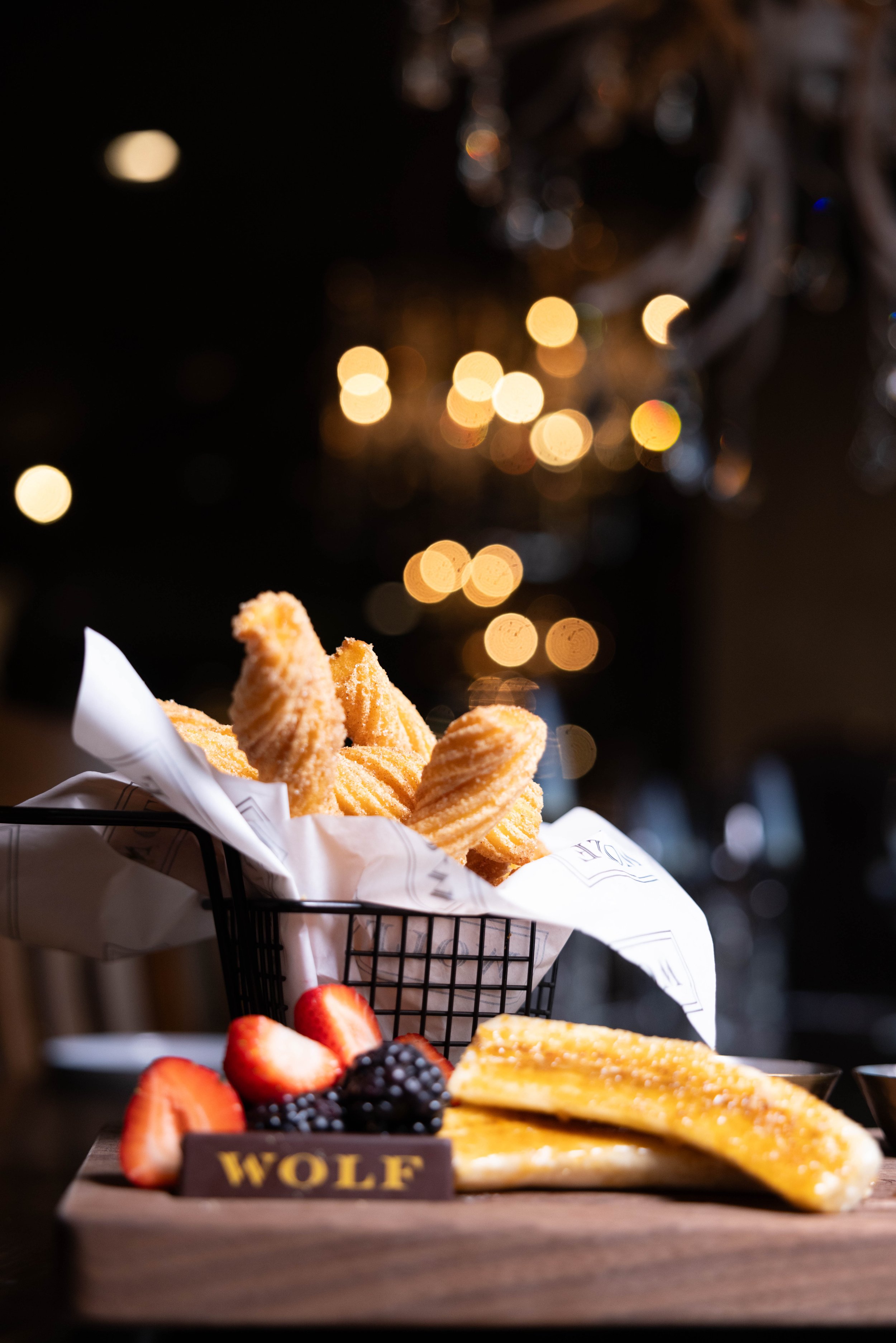 Basket of churros inside new restaurant in Scottsdale.